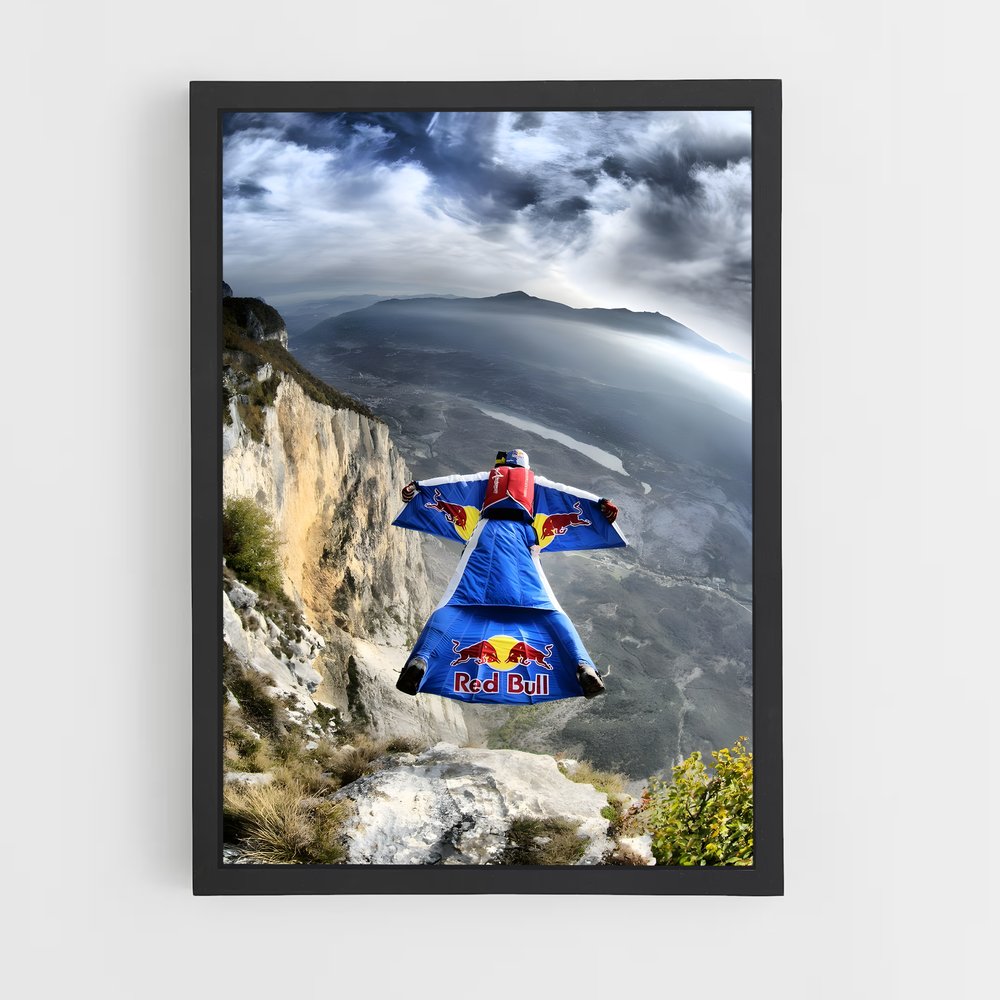 Poster Wingsuit flying – affiche Vol en wingsuit (vue 2)